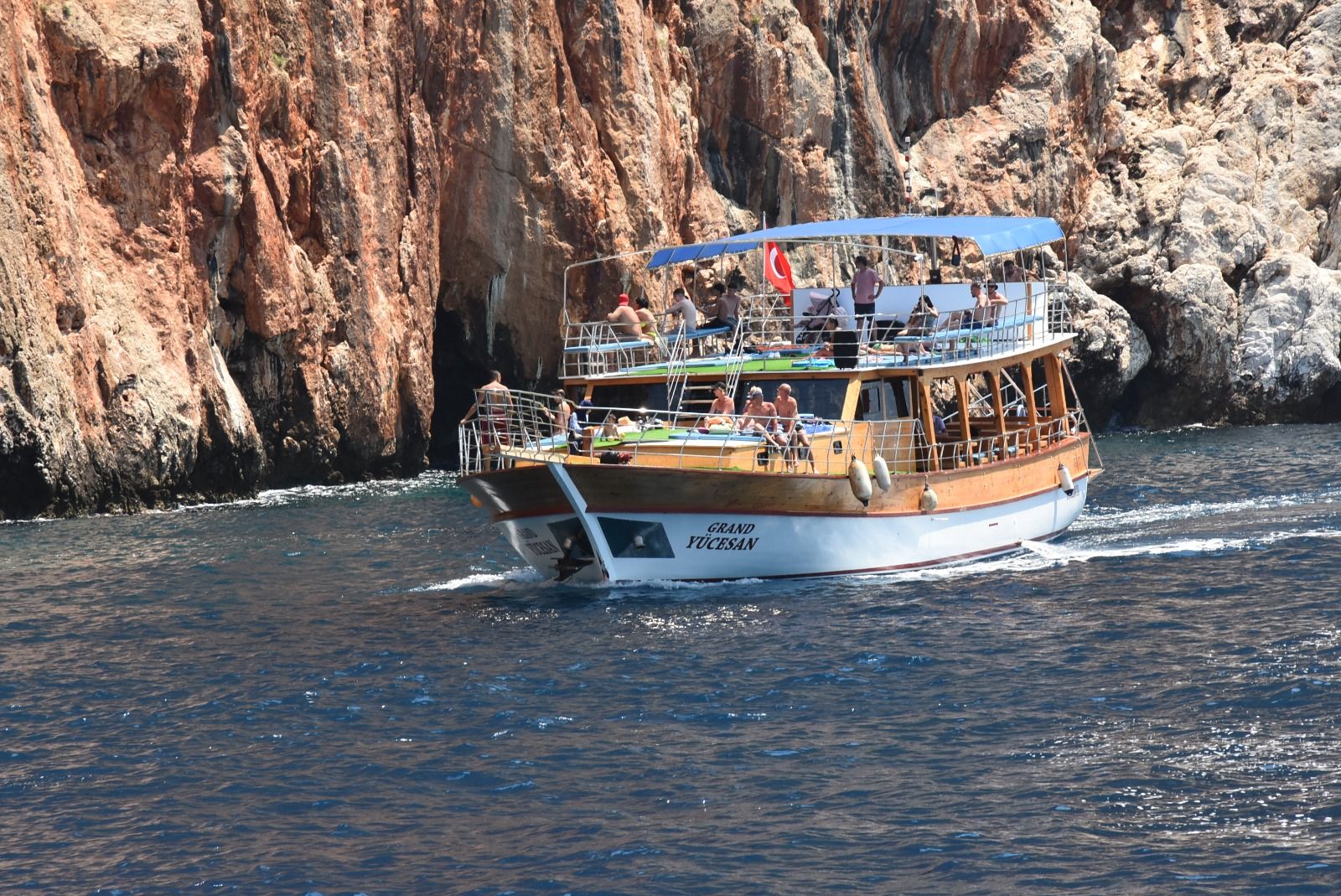 alanya relax family boat tour
