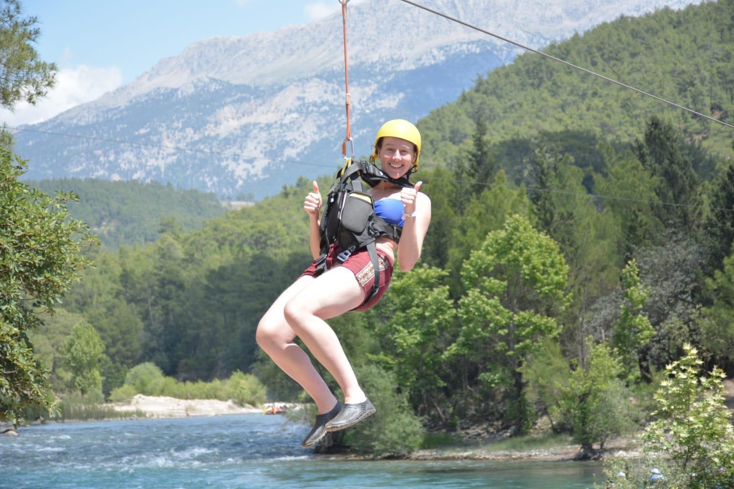 pickrota rafting zipline