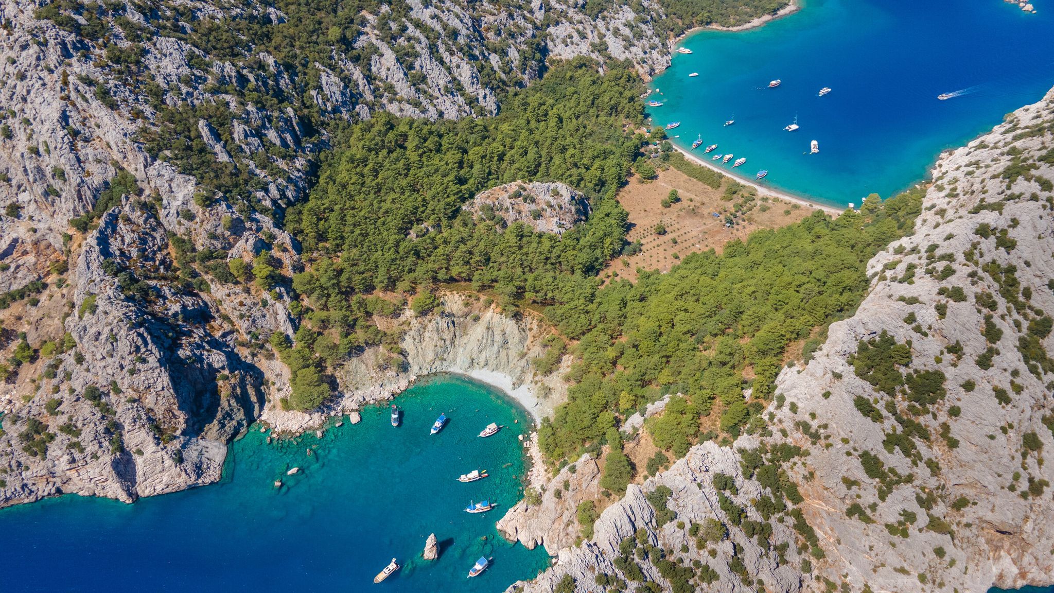 Kemer/Antalya: Porto Ceneviz, Sazak & Akseki Bays Boat Trip with Lunch